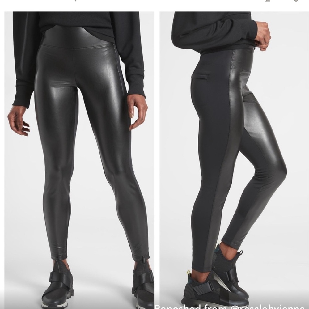 Athleta Delancey Shine Tight Leggings Large Tall